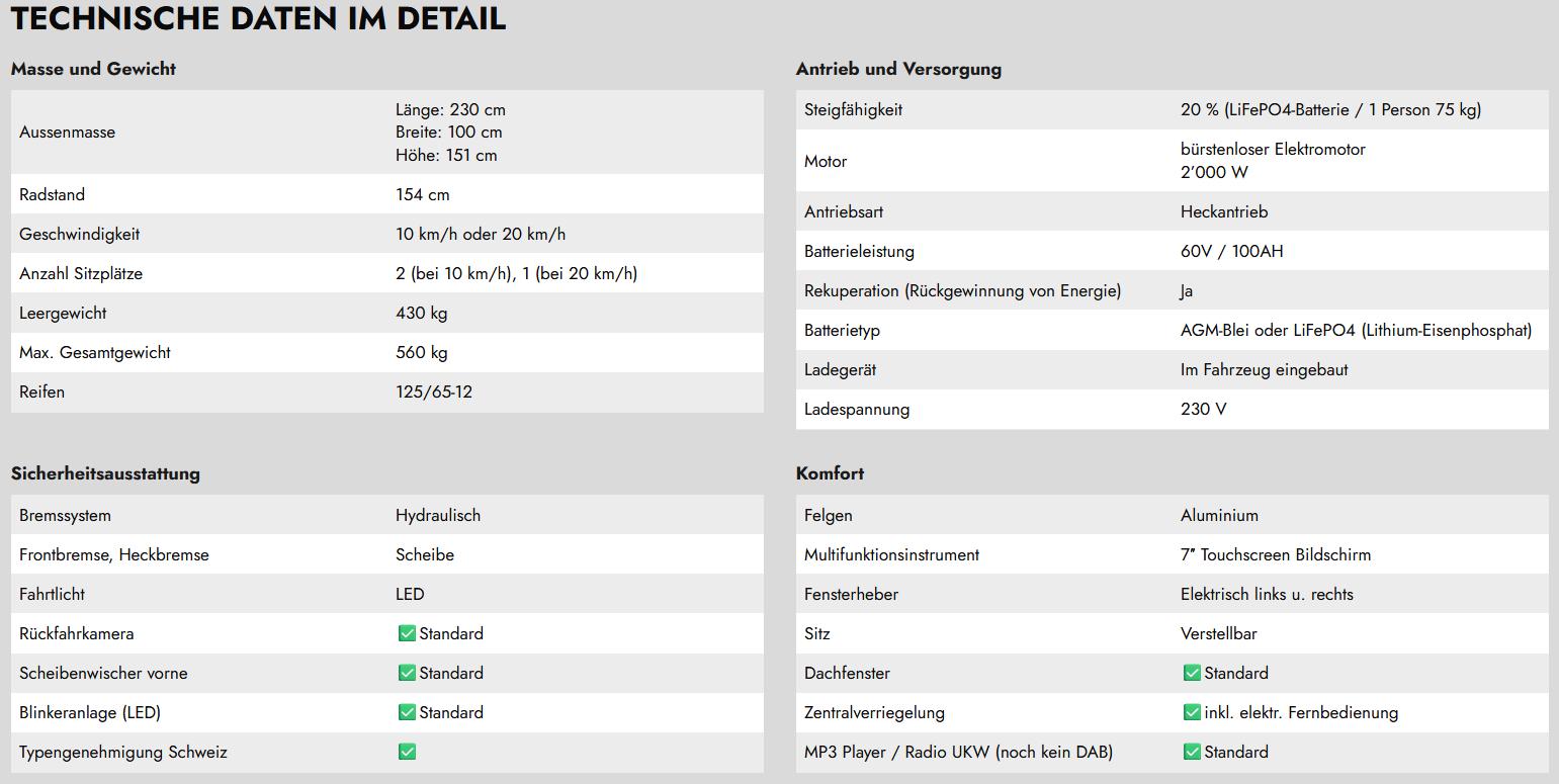 Technische Daten